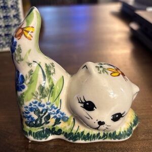 Polish Pottery Kitten